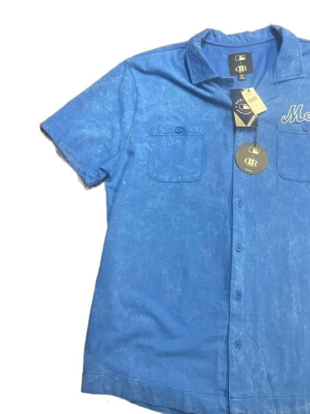 New York Mets Darius Rucker Collection by Fanatics Royal Blue Denim Button-Up Sh - Picture 7 of 13